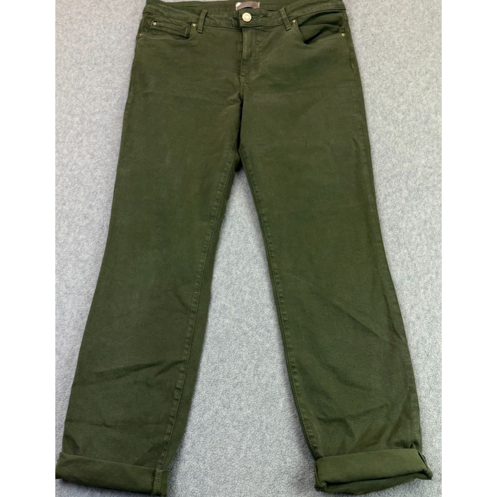 KUT From The Kloth Womens Catherine Boyfriend Jeans Green Denim 5-Pocket 12